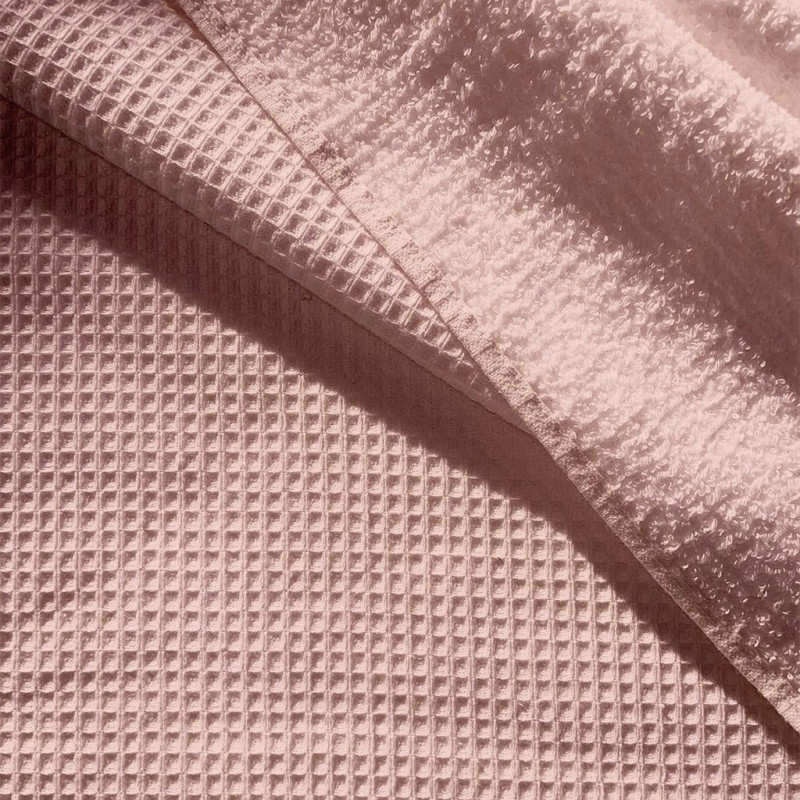 Frottee-Waffelpikee UNI Rouge
